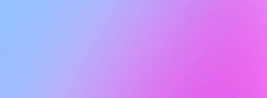 Long banner. Beautiful gradient pink-sky background. Advertising and presentation of cosmetic products