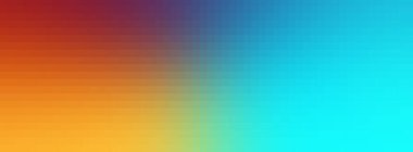 Uzun afiş. parlak eğimli arkaplan - kırmızı-mor renkler. piksel mozaik fayans. Boşluğu kopyala