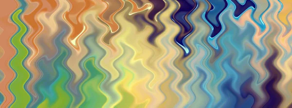 Lang Spandoek Abstract Bewolkte Regenboog Achtergrond Psychedelisch Patroon Met Mooie — Stockfoto