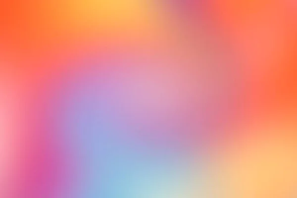 明るい虹のオレンジ色の青のグラデーションの背景 抽象的なスポット — ストック写真