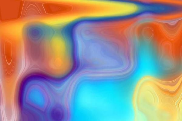 Regenboog Abstracte Achtergrond Psychedelisch Patroon Fantasie Kleurrijke Wazige Plekken — Stockfoto