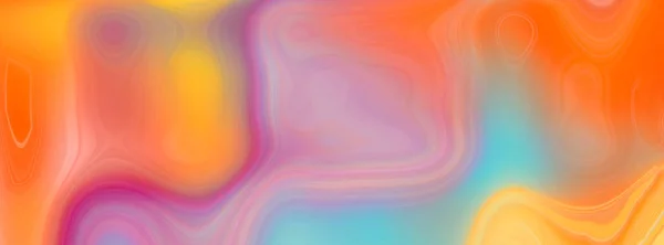 Tęczowe Tło Kolorowe Plamy Fantazyjny Wielokolorowy Wzór Psychodeliczny Sztandar — Zdjęcie stockowe