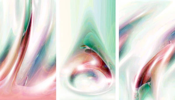 Abstract Groen Bruin Groen Wazig Achtergrond Met Len Flare Effect — Stockfoto