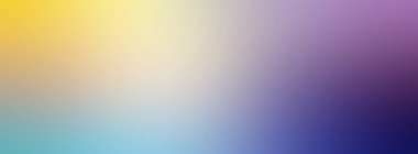 Mor ve sarı mavi renkli arka plan. Uzun pankart, boşluğu kopyala