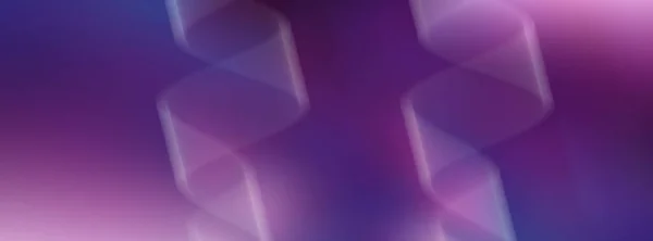 Violet Purple Gradient Background Transparent Spiral Long Banner Copy Space — Stock Photo, Image