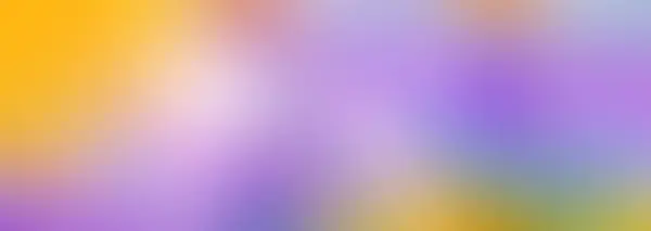 淡紫色和黄色的渐变背景 长横幅 复制空间 — 图库照片