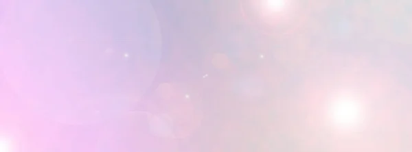 Размытый Бледно Розовый Фон Эффектом Вспышки Длинное Знамя Градиент Боке — стоковое фото