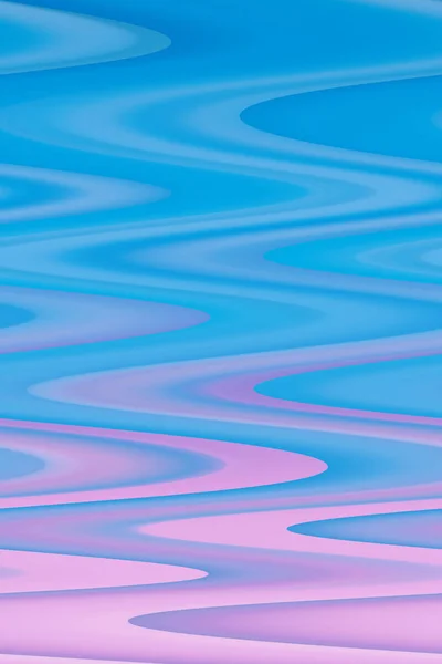 Abstracte Achtergrond Met Helderblauwe Zachte Roze Tinten Mooie Golven Wazige — Stockfoto
