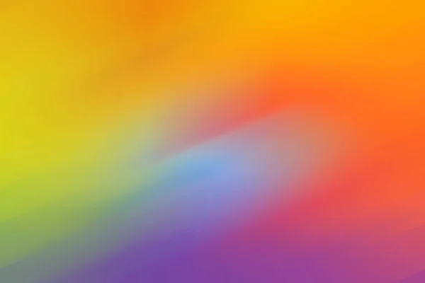 Bright Rainbow Gradient Orange Violet Background Various Bright Blurry Spots — Stock Photo, Image
