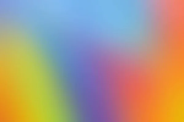 Bright rainbow gradient orange violet yellow background. Various bright blurry spots