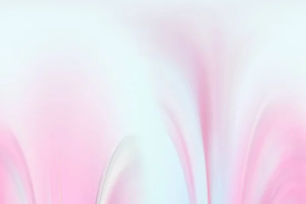 Abstract soft blue gradient background with delicate pink lines. Template for advertising, sale and presentation of cosmetic products. copy space.