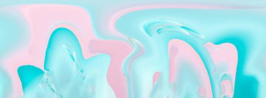 Uzun afiş. Bulanık desenli soyut açık pembe arkaplan. 