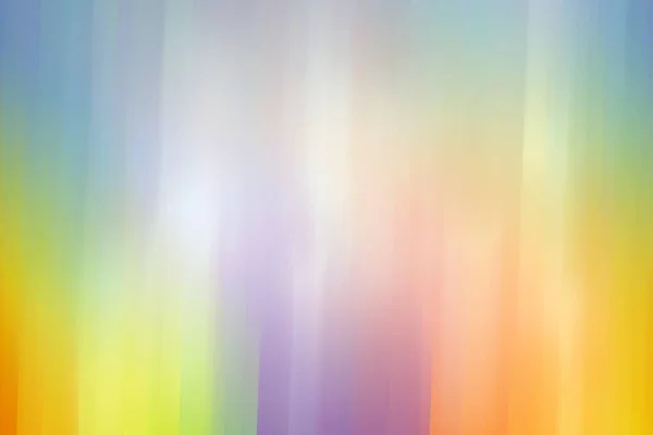 Pastel Rainbow Yellow Blue Gradient Background Various Stripes Blurred — Stock Photo, Image