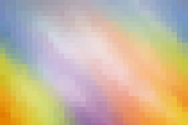 Pastel rainbow gradient background pixel mosaic tile. Beautiful background for advertising and selling goods for children.