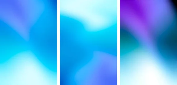 Мягкий Градиентный Фон Набор Вертикальных Изображений Баннер Оттенки Синего Фиолетового — стоковое фото