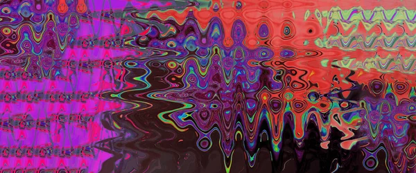 Abstract Donker Rood Paarse Achtergrond Psychedelisch Patroon Met Mooie Gladde — Stockfoto
