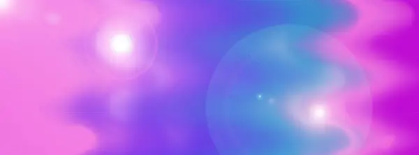 Wazig Blauw Roze Achtergrond Met Lens Flare Effect Lange Spandoek — Stockfoto