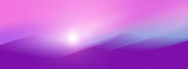 dawn in the mountains. Purple pink gradient background. Long banner. fantasy story