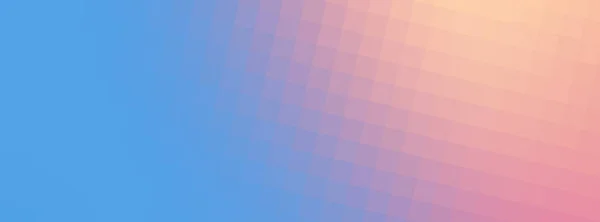 Mosaïque Pixels Fond Dégradé Bleu Pastel Rose Modèle Géométrique Fond — Photo