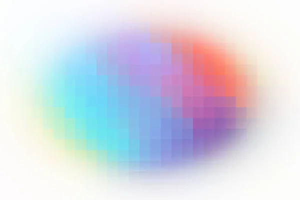 Pastel Blurred Rainbow Gradient Background Pixel Mosaic Tile Beautiful Background — Stock Photo, Image