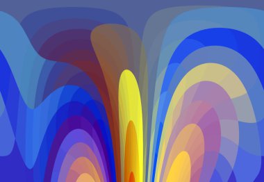 piksel mozaik fayans. Sarı mavi eğimli arkaplan. Çocuklar için reklam ve mal satmak için güzel bir geçmiş.