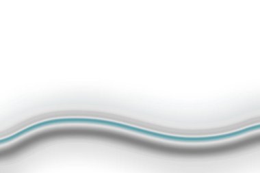 Gri ve mavi tonlarda pürüzsüz dalgalı çizgileri olan soyut bir arkaplan. Minimalist tasarım arka planlar, web tasarımı ve sunumlar için uygundur. 3B efekt, kopyalama alanı