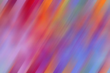 Bright rainbow geometric gradient background. Various diagonal stripes, blurred