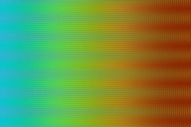 Dijital arıza ve yatay çizgilerle soyut gradyan desen. Teknoloji, siber ya da deneysel görsel tasarım için ideal.