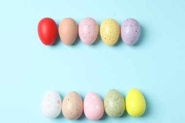 Paskalya yumurtaları arka arkaya.