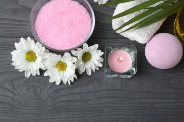 spa ürünleri ile kompozisyon