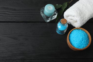 Ahşap masa Spa kompozisyonu