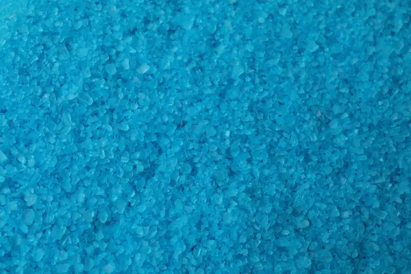Arka plan için mavi tuz dokusu. Üst görünüm, boşluk kopyala