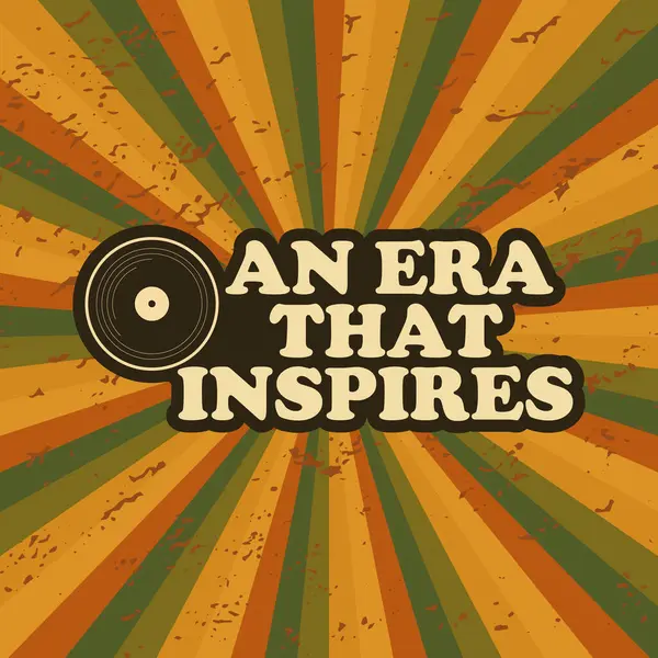 70 'lerin gerisinde güneş ışınları sıcak renklerde. Antika soyut arka plan ve retro topografisi 