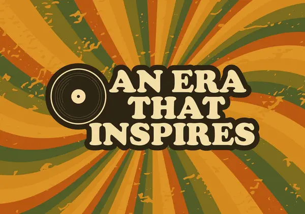 70 'lerin gerisinde güneş ışınları sıcak renklerde. Antika soyut arka plan ve retro topografisi 