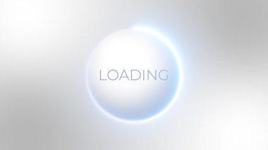 Temiz ve minimal beyaz arkaplan üzerinde canlı enerji animasyonları olan üç boyutlu beyaz bir küre. Modern arayüzler ve yüksek teknoloji tasarımları için mükemmel..