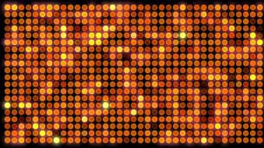 Rastgele parlayan ve solan noktalı soyut dinamik sarı çizgisel desen, 60 fps, 4k, modern hareket animasyonu. Modern afiş şablonu. Yarıton biçimi.