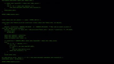 Geliştirici bilgisayar ekranında kod araştırıyor. Kod kaydırma. Yazılım geliştiricisi ve betik konsepti için kod soyut teknoloji arkaplanı programlanıyor.