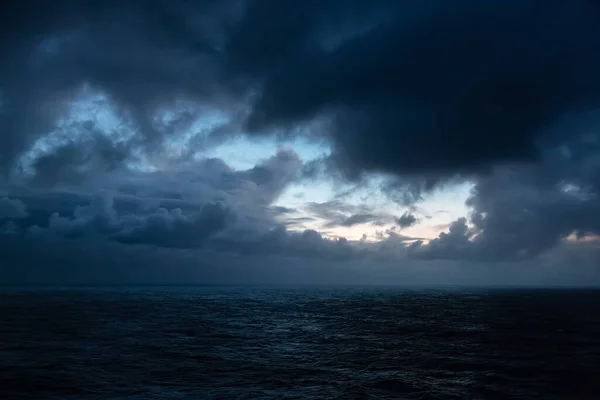 Dramatic Colorful Sunrise Sky North Atlantic Ocean Cloudscape Nature Background — Stock Photo, Image