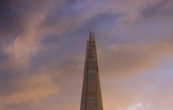 Здание Современной Архитектуры Закате Солнца Лондонский Сити Великобритания Место Путешествий — стоковое фото