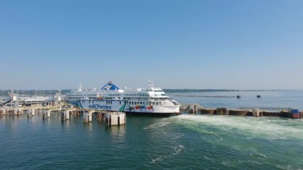 Vancouver Columbia Britannica Canada Settembre 2022 Ferries Tsawwassen Ferry Terminal — Video Stock