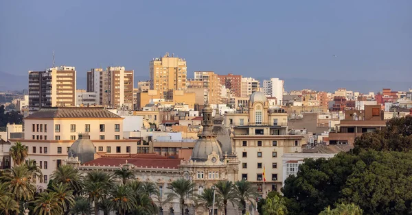 Edifici Storici Residenziali Nella Città Cartagena Spagna Sunny Morning Vista — Foto Stock