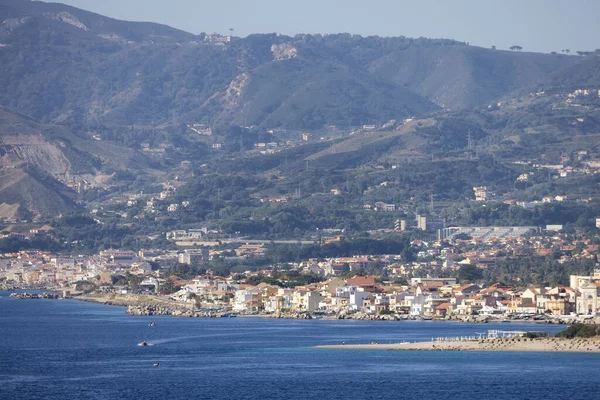 Stadt Meer Messina Sizilien Italien Sonniger Morgen — Stockfoto