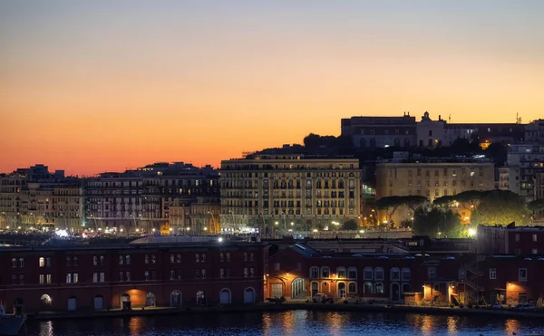 Residencial Apartamento Home Edifícios Historic Downtown City Mediterranean Coast Naples — Fotografia de Stock