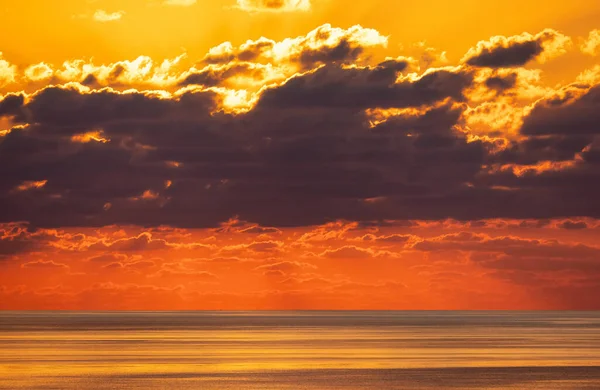 Драматичне Кольорове Небо Над Середземним Морем Abstract Red Sky Походження — стокове фото