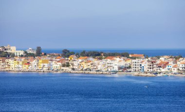 Deniz Kenti. Messina, Sicilya, İtalya. Güneşli Sabah.