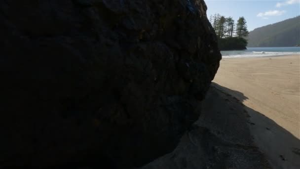 Písečná Pláž Pacific Ocean Coast View Sunny Blue Sky San — Stock video