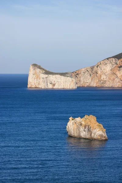 Rocky Cliffs Sea Coast Sardinia Italy Nature Background — Stockfoto