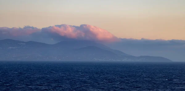 Νησί Στη Μεσόγειο Θάλασσα Τήνος Κοντά Στη Μύκονο Ελλάδα Ευρώπη — Φωτογραφία Αρχείου