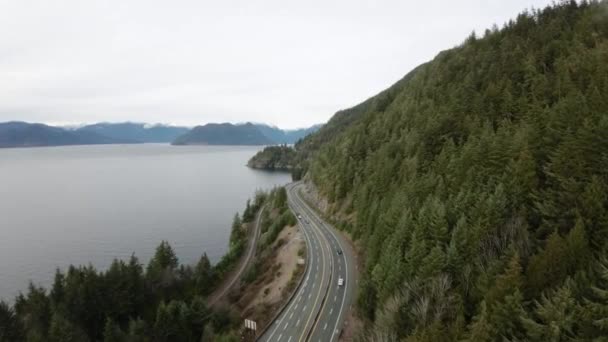 Sea Sky Hwy Howe Sound Squamish North Vancouver British Columbia — Video