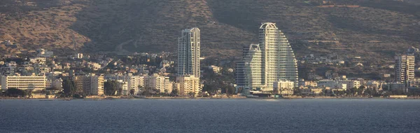 Moderno Paesaggio Urbano Sulla Costa Del Mare Limassol Cipro Edifici — Foto Stock